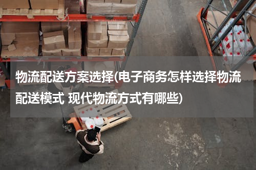 物流配送方案选择(电子商务怎样选择物流配送模式 现代物流方式有哪些)