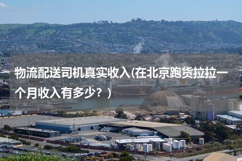物流配送司机真实收入(在北京跑货拉拉一个月收入有多少？)