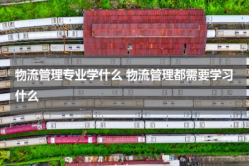 物流管理专业学什么 物流管理都需要学习什么