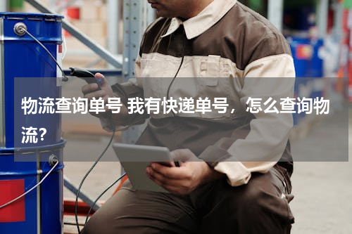 物流查询单号 我有快递单号，怎么查询物流？