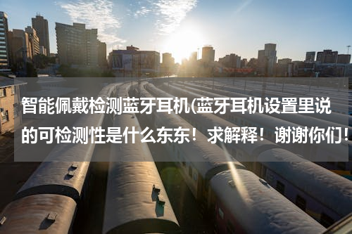 智能佩戴检测蓝牙耳机(蓝牙耳机设置里说的可检测性是什么东东！求解释！谢谢你们！！！！！！！@)