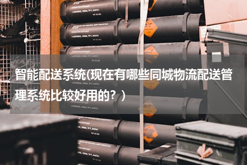 智能配送系统(现在有哪些同城物流配送管理系统比较好用的？)