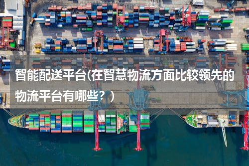 智能配送平台(在智慧物流方面比较领先的物流平台有哪些？)