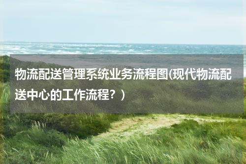 物流配送管理系统业务流程图(现代物流配送中心的工作流程？)