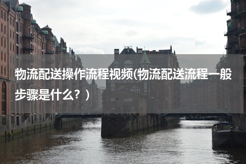 物流配送操作流程视频(物流配送流程一般步骤是什么？)