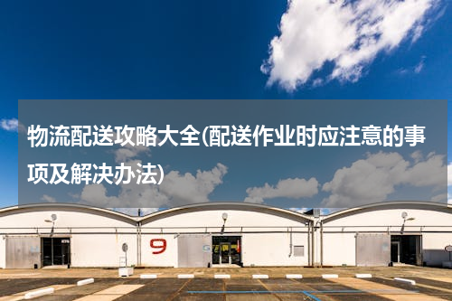 物流配送攻略大全(配送作业时应注意的事项及解决办法)