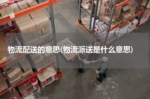 物流配送的意思(物流派送是什么意思)