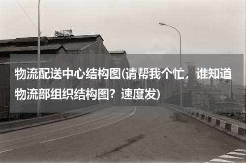 物流配送中心结构图(请帮我个忙，谁知道物流部组织结构图？速度发)