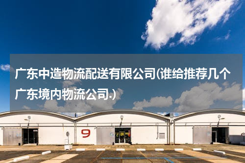 广东中造物流配送有限公司(谁给推荐几个广东境内物流公司.)