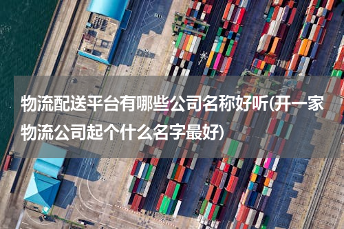 物流配送平台有哪些公司名称好听(开一家物流公司起个什么名字最好)