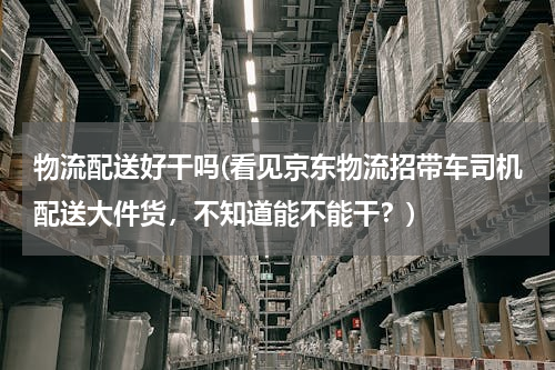 物流配送好干吗(看见京东物流招带车司机配送大件货，不知道能不能干？)