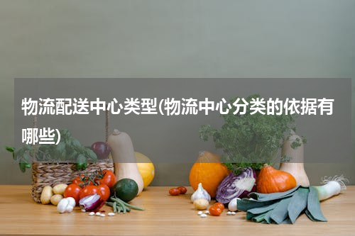 物流配送中心类型(物流中心分类的依据有哪些)