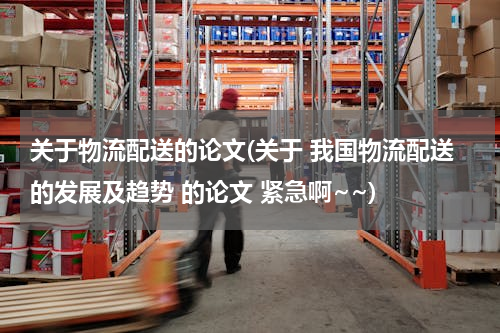 关于物流配送的论文(关于 我国物流配送的发展及趋势 的论文 紧急啊~~)