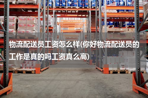物流配送员工资怎么样(你好物流配送员的工作是真的吗工资真么高)