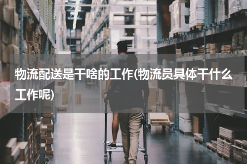 物流配送是干啥的工作(物流员具体干什么工作呢)