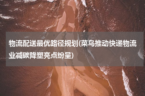 物流配送最优路径规划(菜鸟推动快递物流业减碳降塑亮点纷呈)